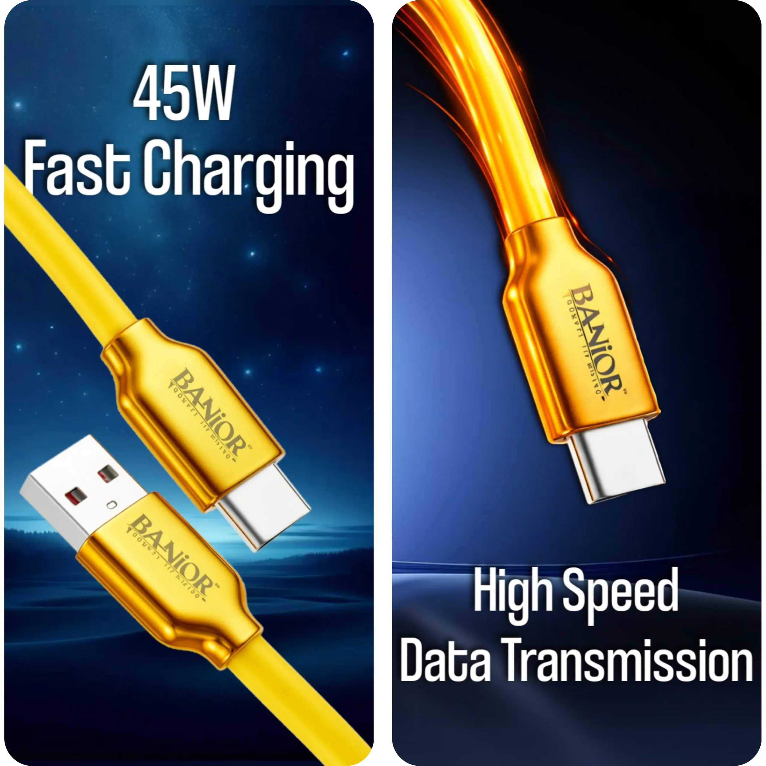 banior premium type c cable